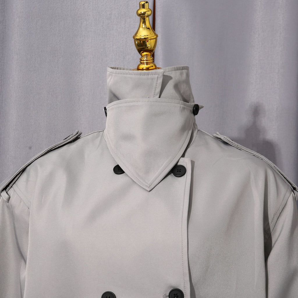 Oversized trench dress