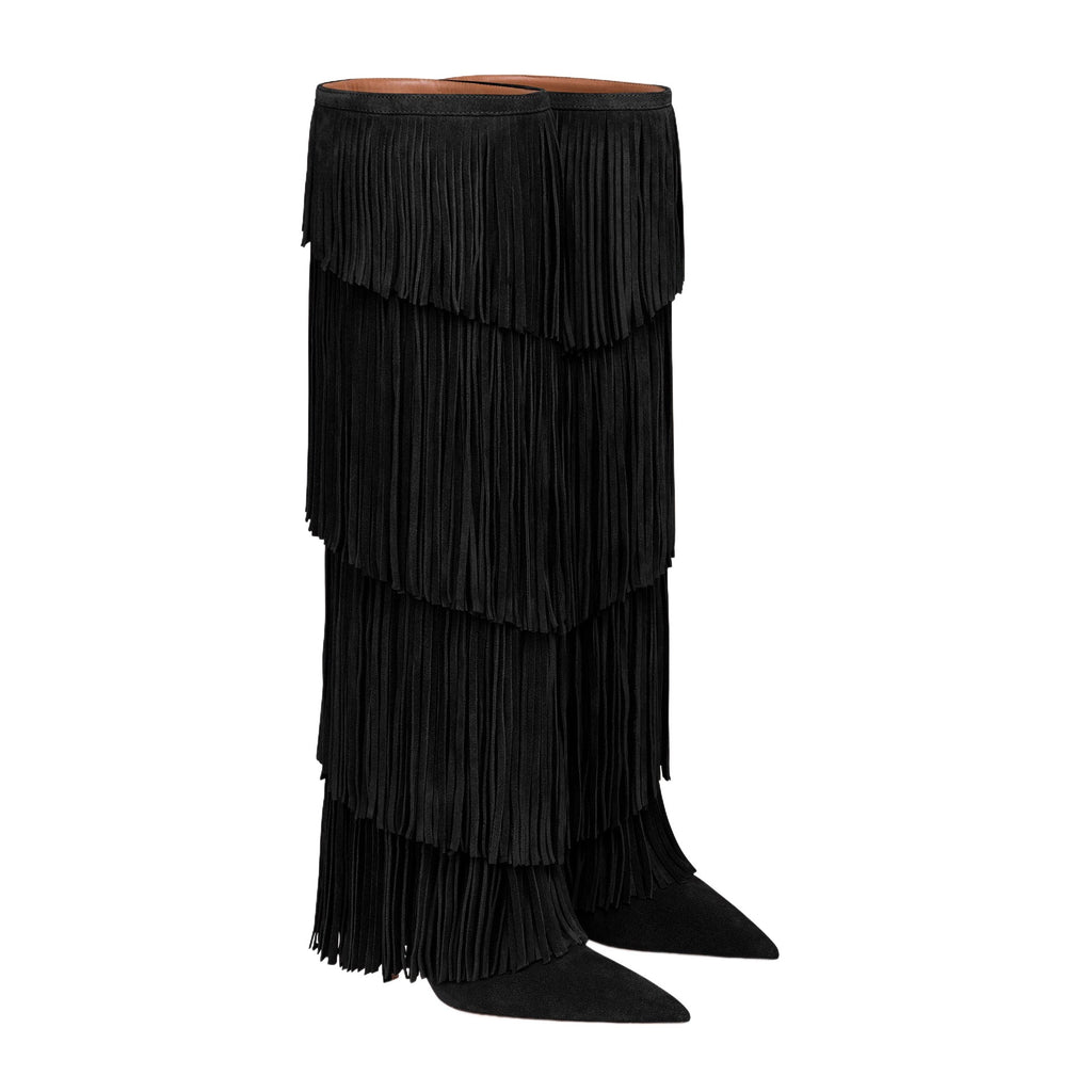 Fringes boots
