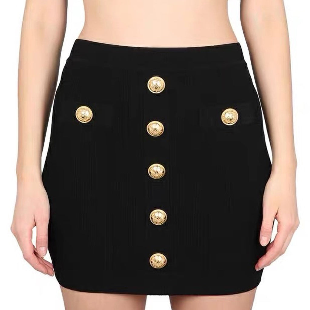 Mid waist short skirt