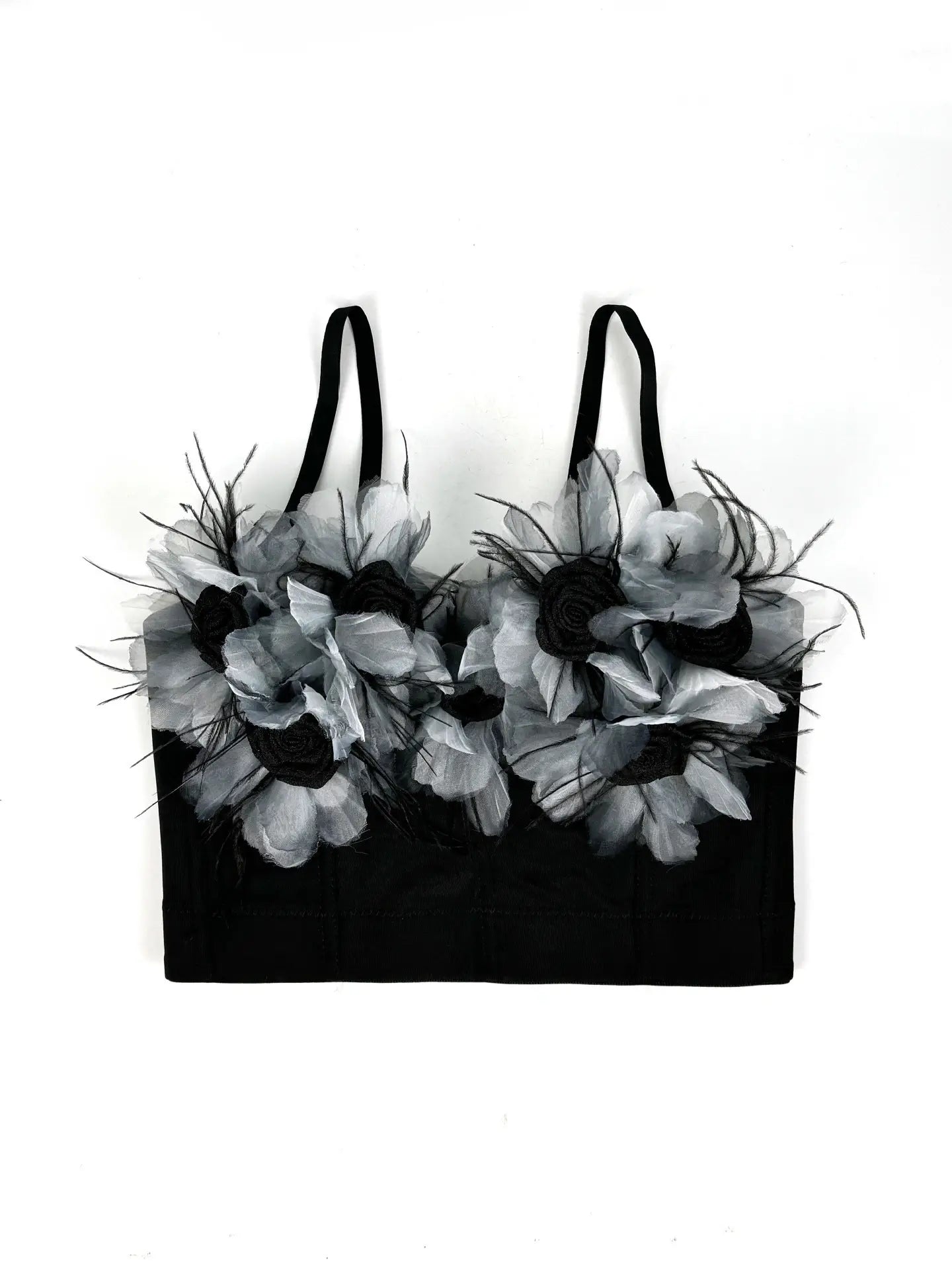 3D floral corset