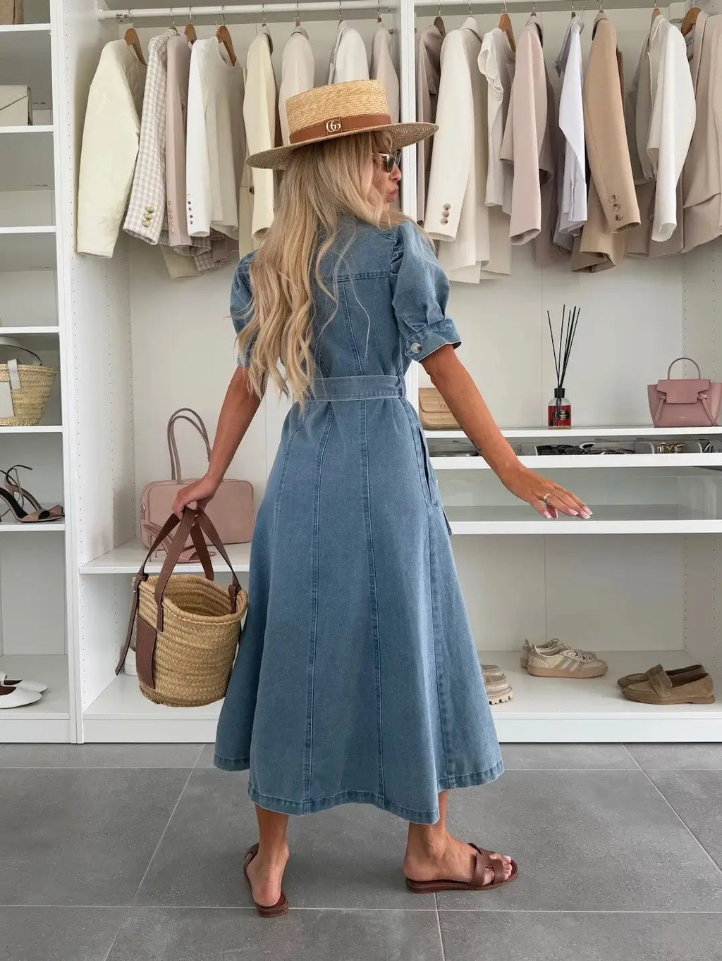 Jeans waistband dress