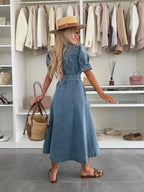 Jeans waistband dress