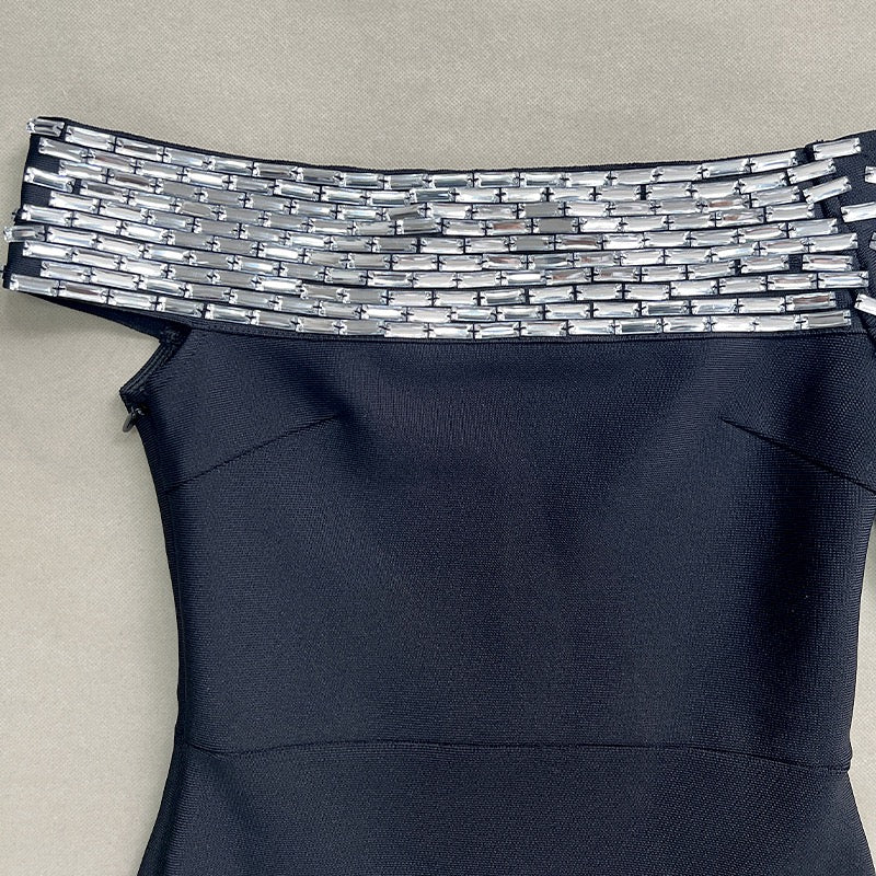 Handmade diamond dress