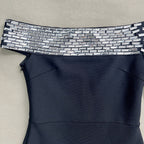 Handmade diamond dress