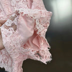Lace shorts set