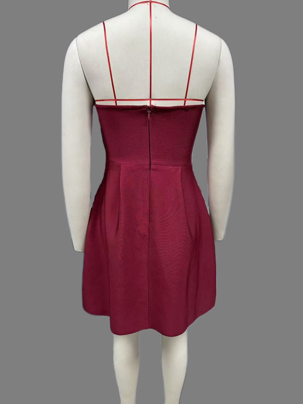 Sexy diamond encrusted backless