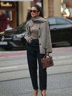 double faced scarf jacket