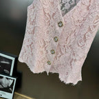 Lace shorts set