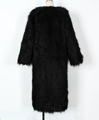 Faux fur coat