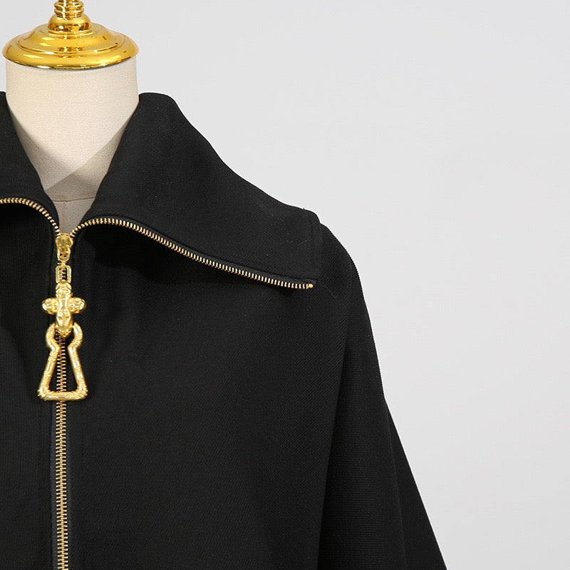 Heavy patchwork oversized jacket