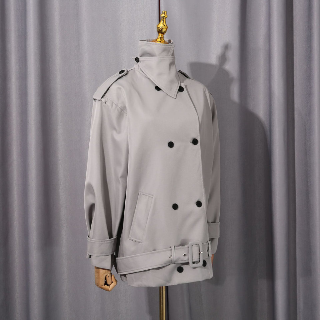 Oversized trench dress
