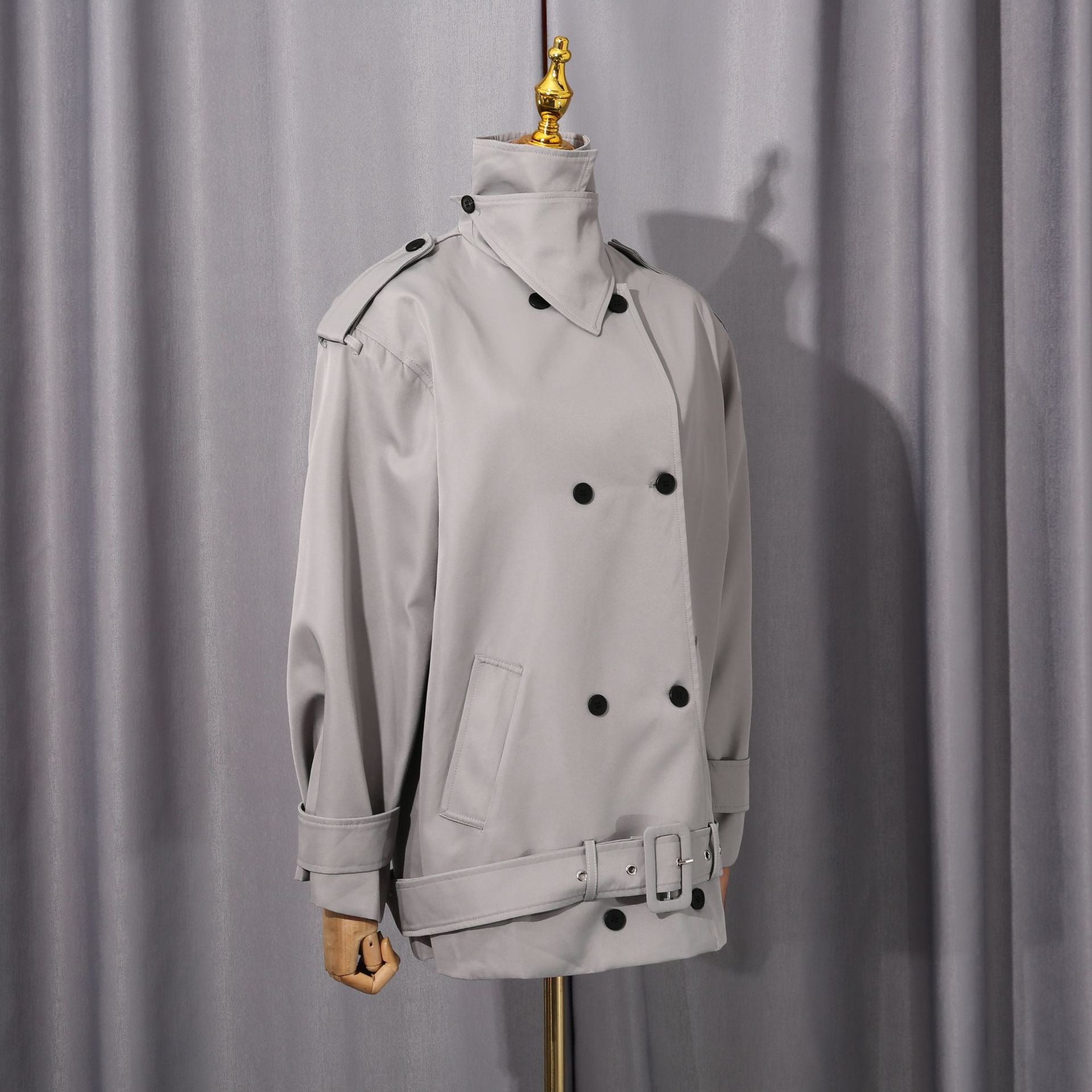 Oversized trench dress