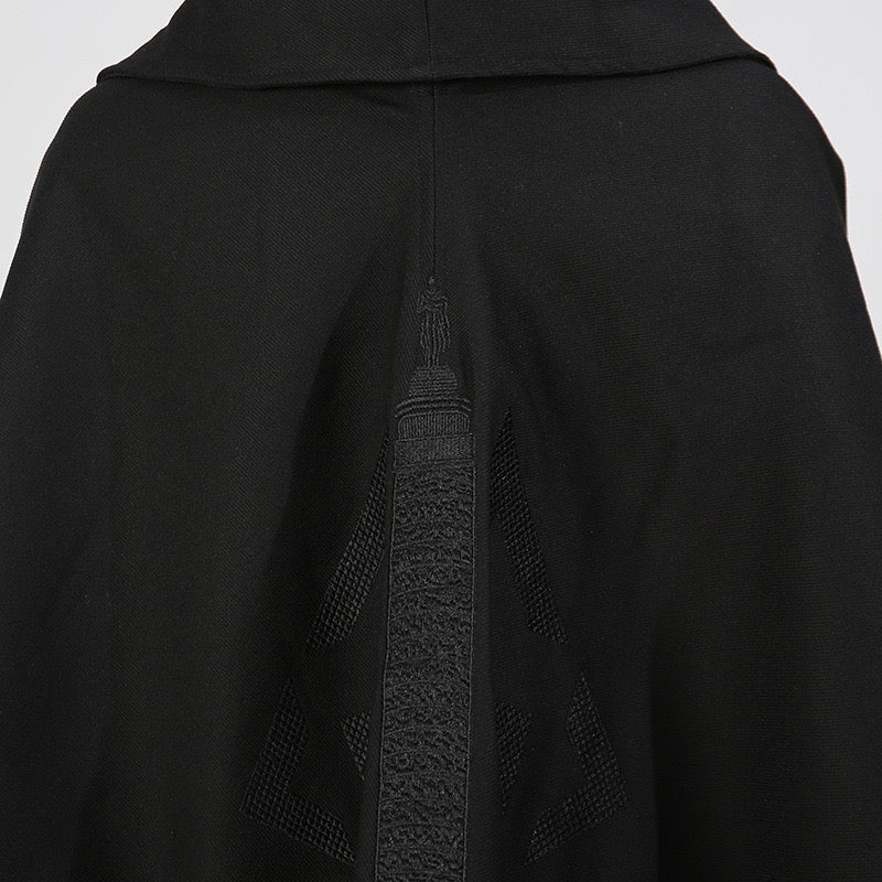 Heavy patchwork oversized jacket