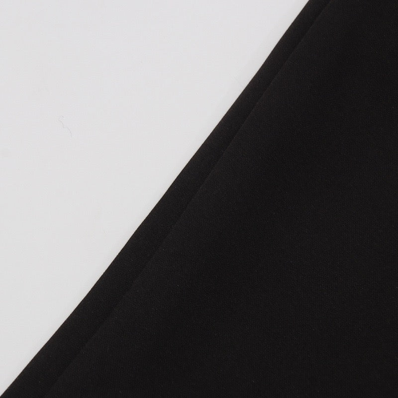 Carolina draped flower bootcut pants