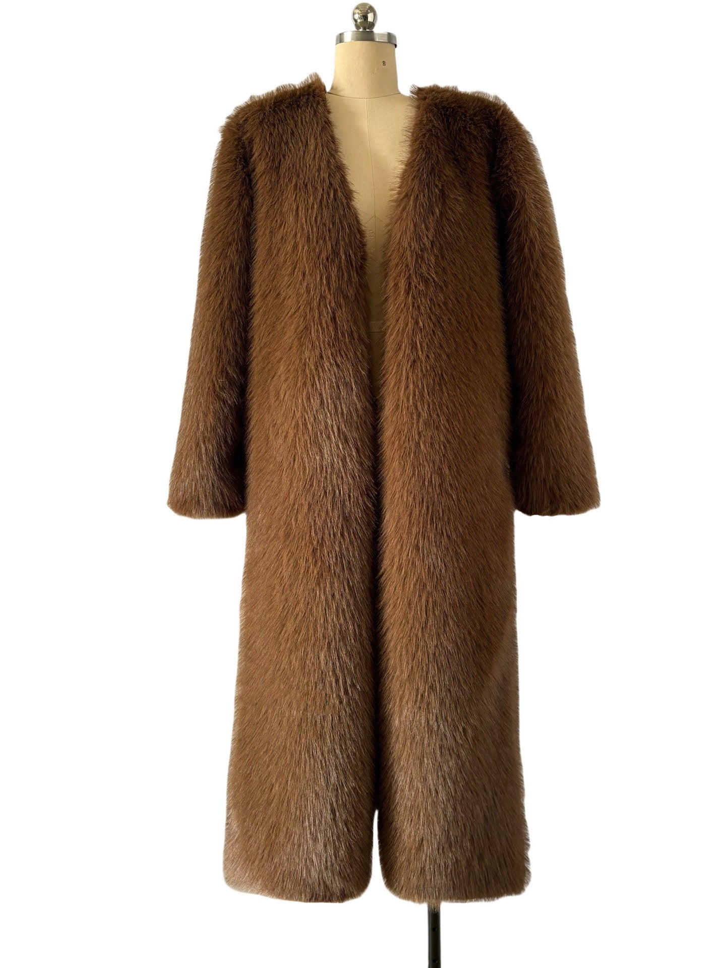 Faux fur coat