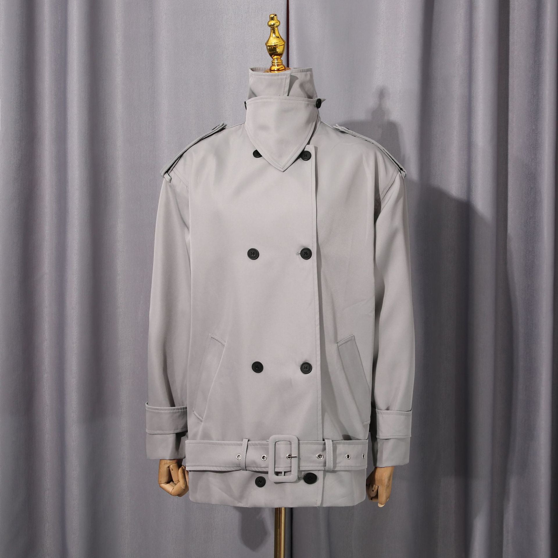 Oversized trench dress