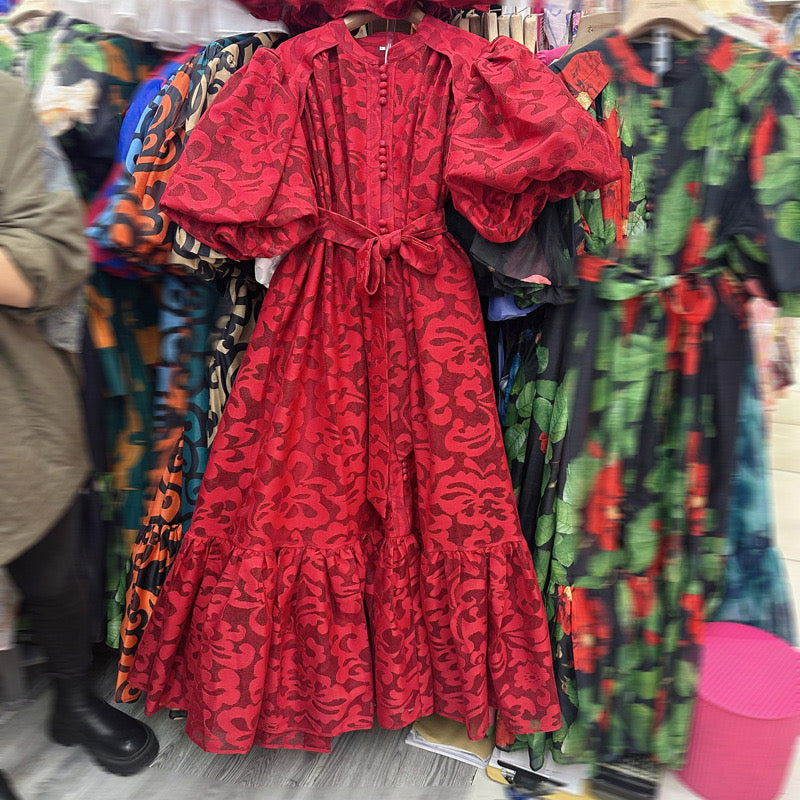 Loose puff style dress