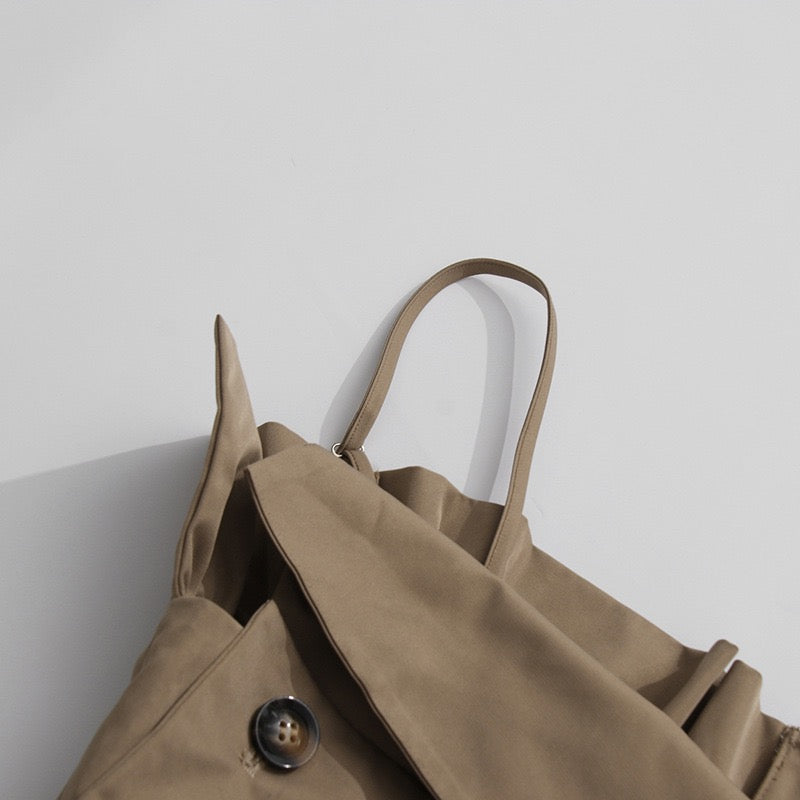 Workwear style off shoulder jumpsuit