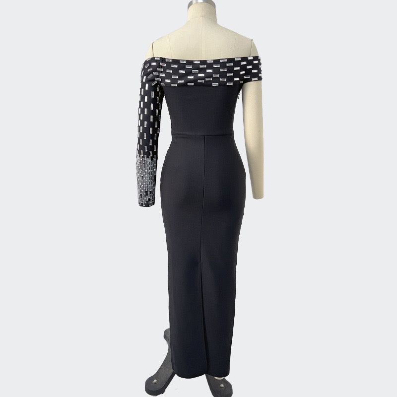 Handmade diamond dress