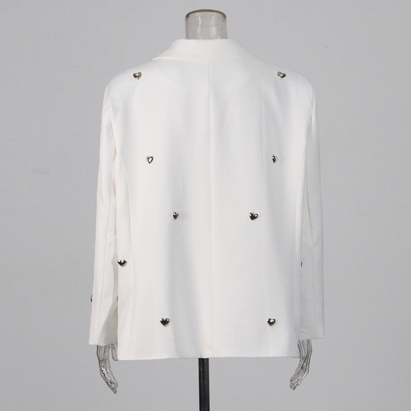 Fashionable and sweet heart jacket