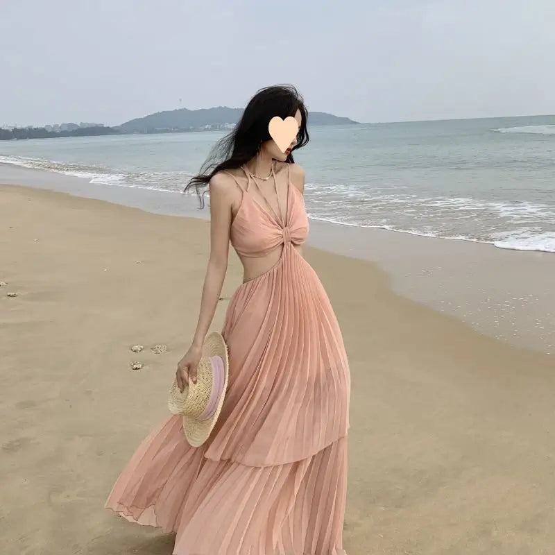 Sexy backless dress