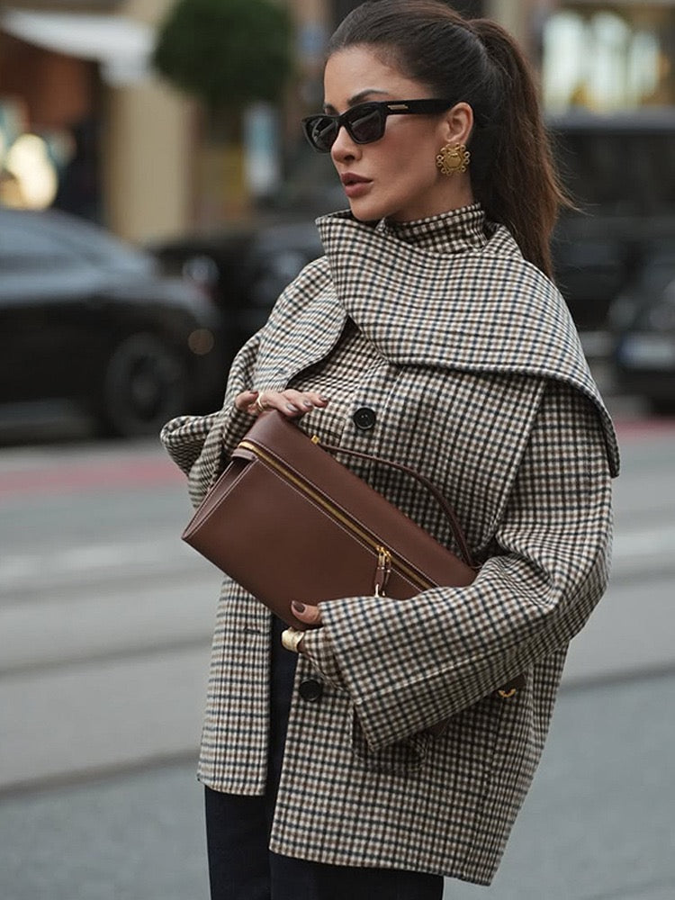 double faced scarf jacket