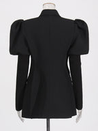 Puff sleeves jacket