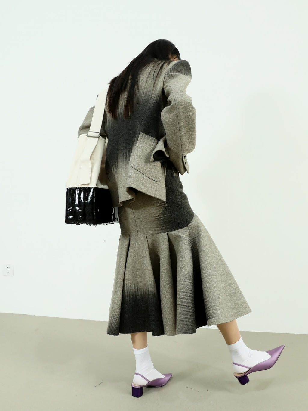 Phoenix Print Mermaid Skirt