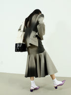 Phoenix Print Mermaid Skirt