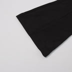 Carolina draped flower bootcut pants