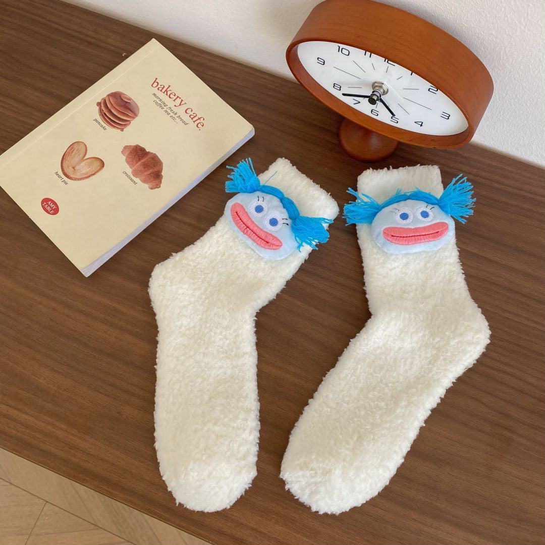 3D cozy socks