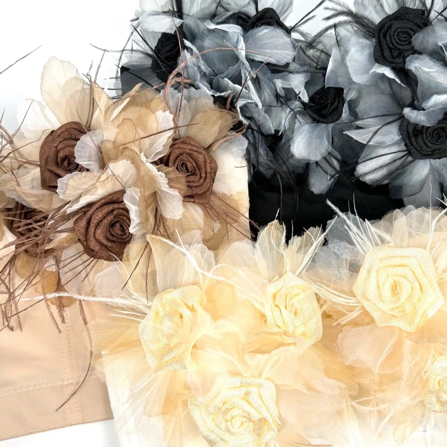 3D floral corset