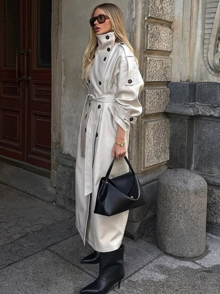 trench coat double breasted