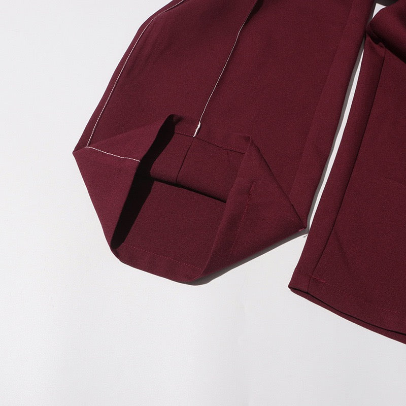 American style runway suit