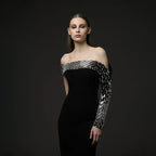 Handmade diamond dress