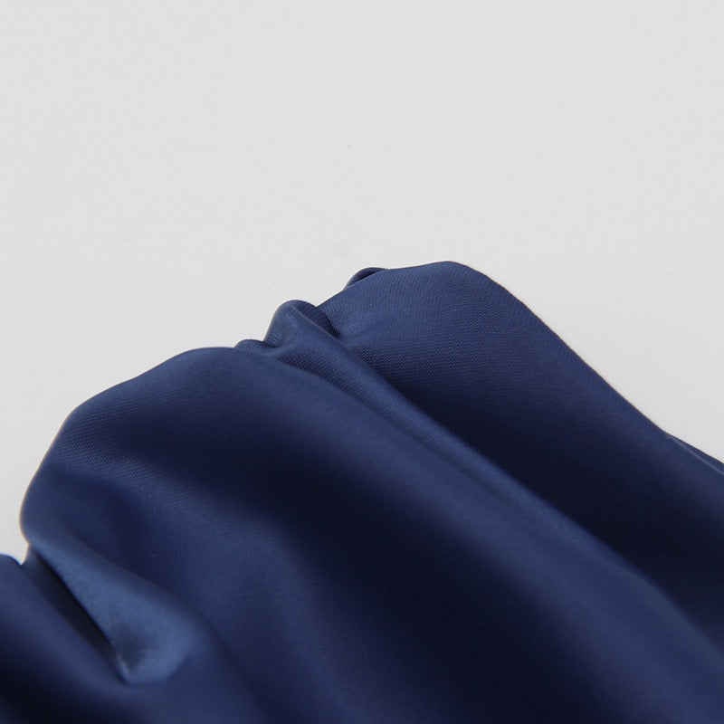 Carolina draped flower bootcut pants