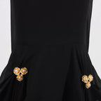 The black maxi dress