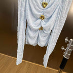 Lace set with buckles