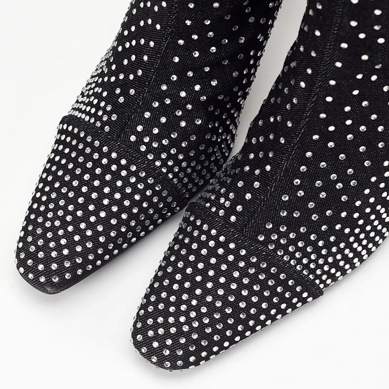 Rhinestone Boots