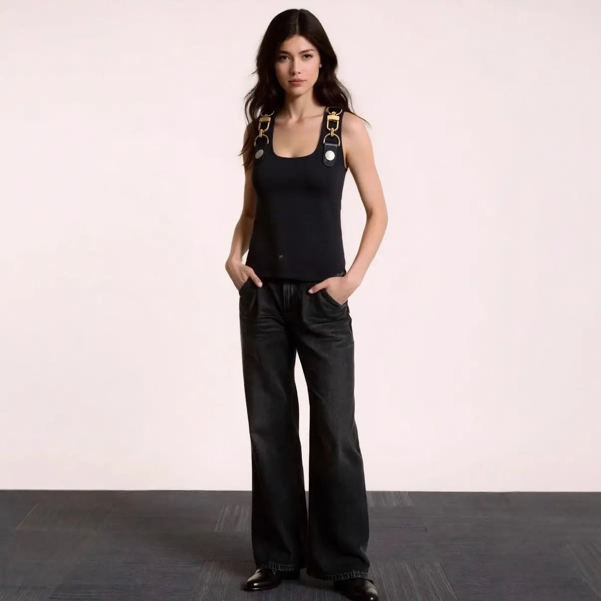 Retro Buckle top
