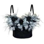 3D floral corset