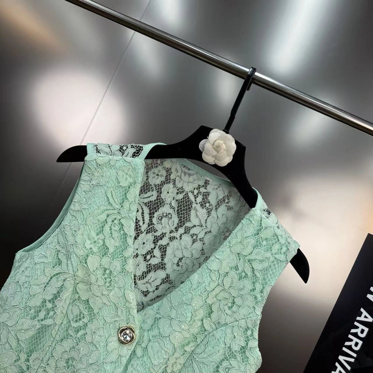 Lace shorts set