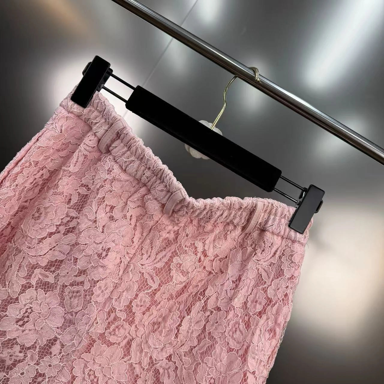 Lace shorts set