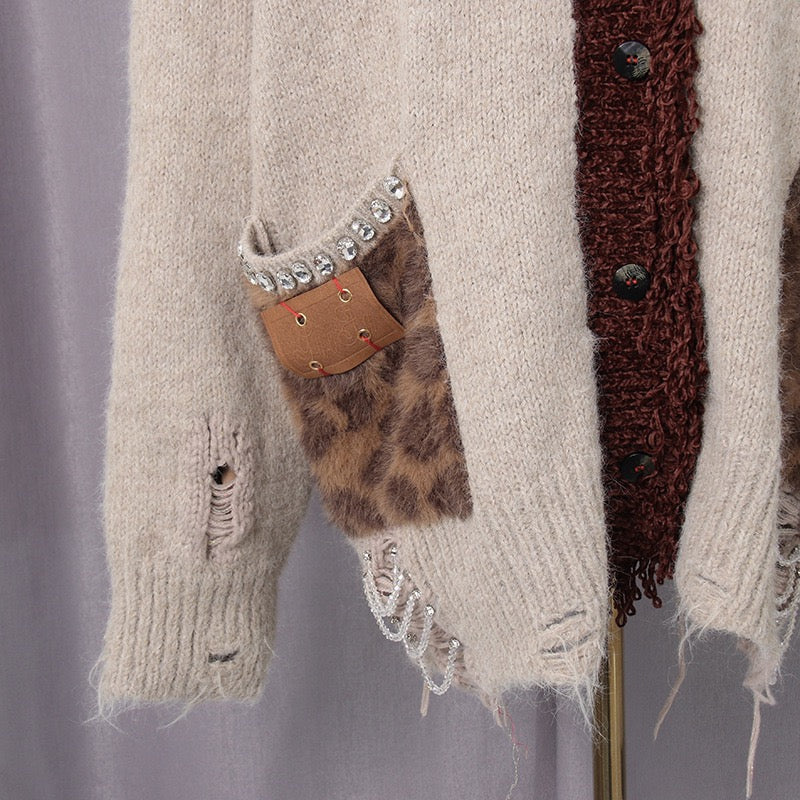 Trendy knitted jacket