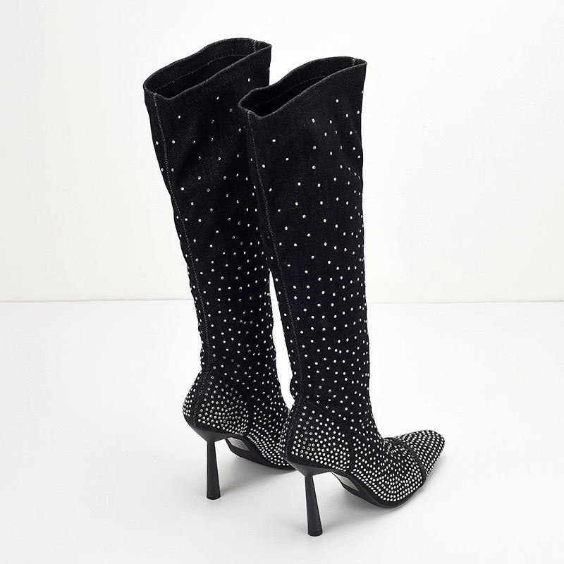 Rhinestone Boots