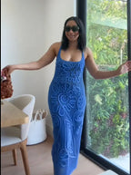 Knitted beach dress
