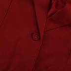 Stella Red Short and Jacket Set with Tie