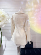 Suit style blazer dress
