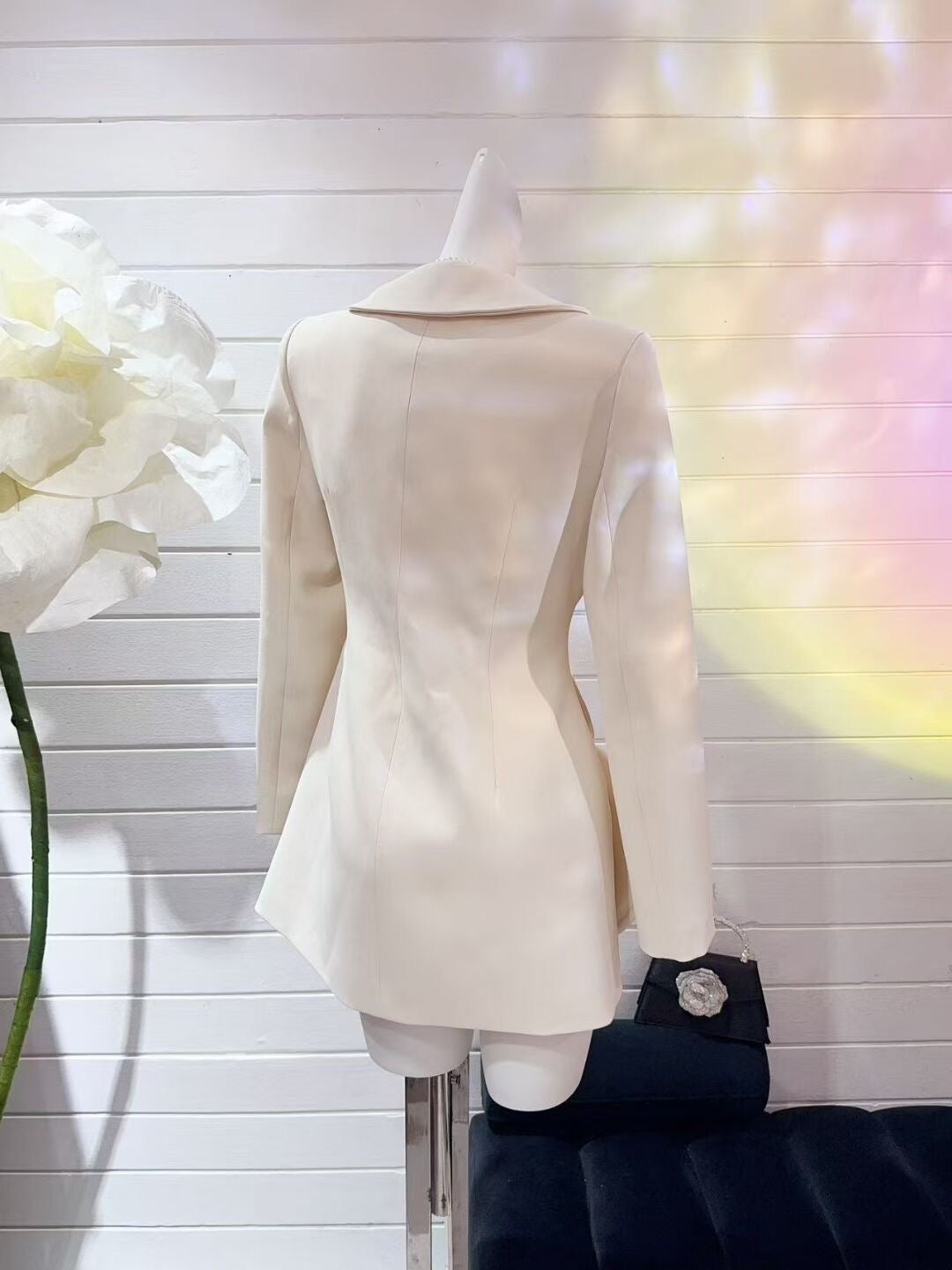Suit style blazer dress