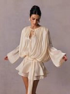 Mini ruffles dress